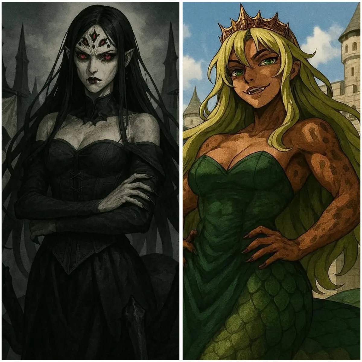 Avatar of two queens fight for you… or against you? | Forlorn Oasis#1