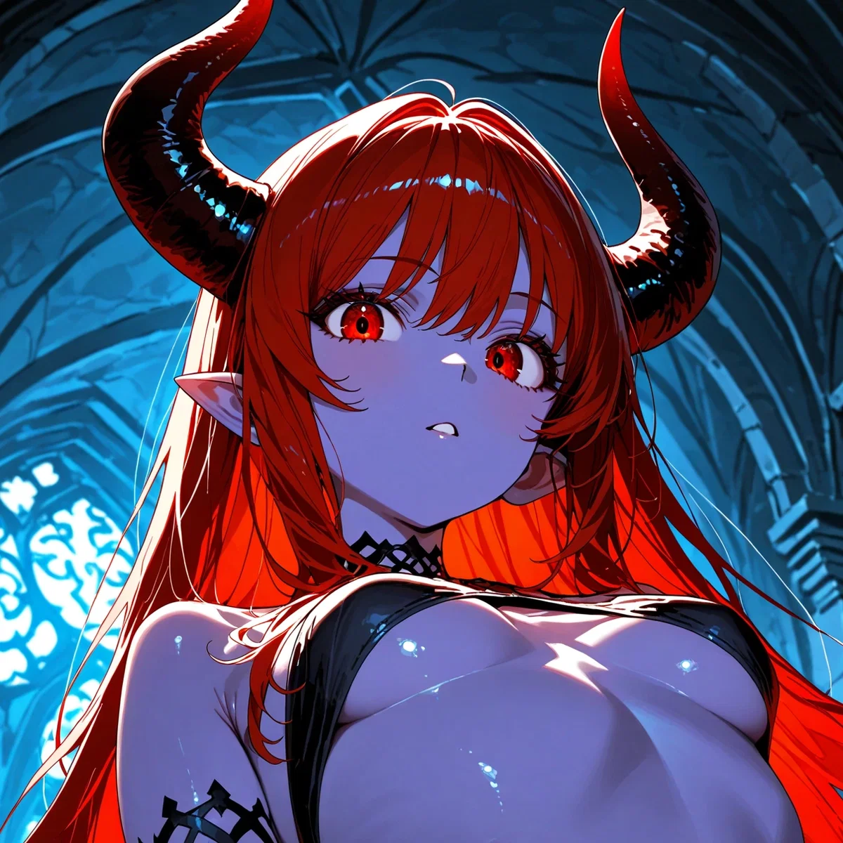 Avatar of The Demon Queen is offering you, the Hero, her daughters succubus in exchange for safe passage to the throne room