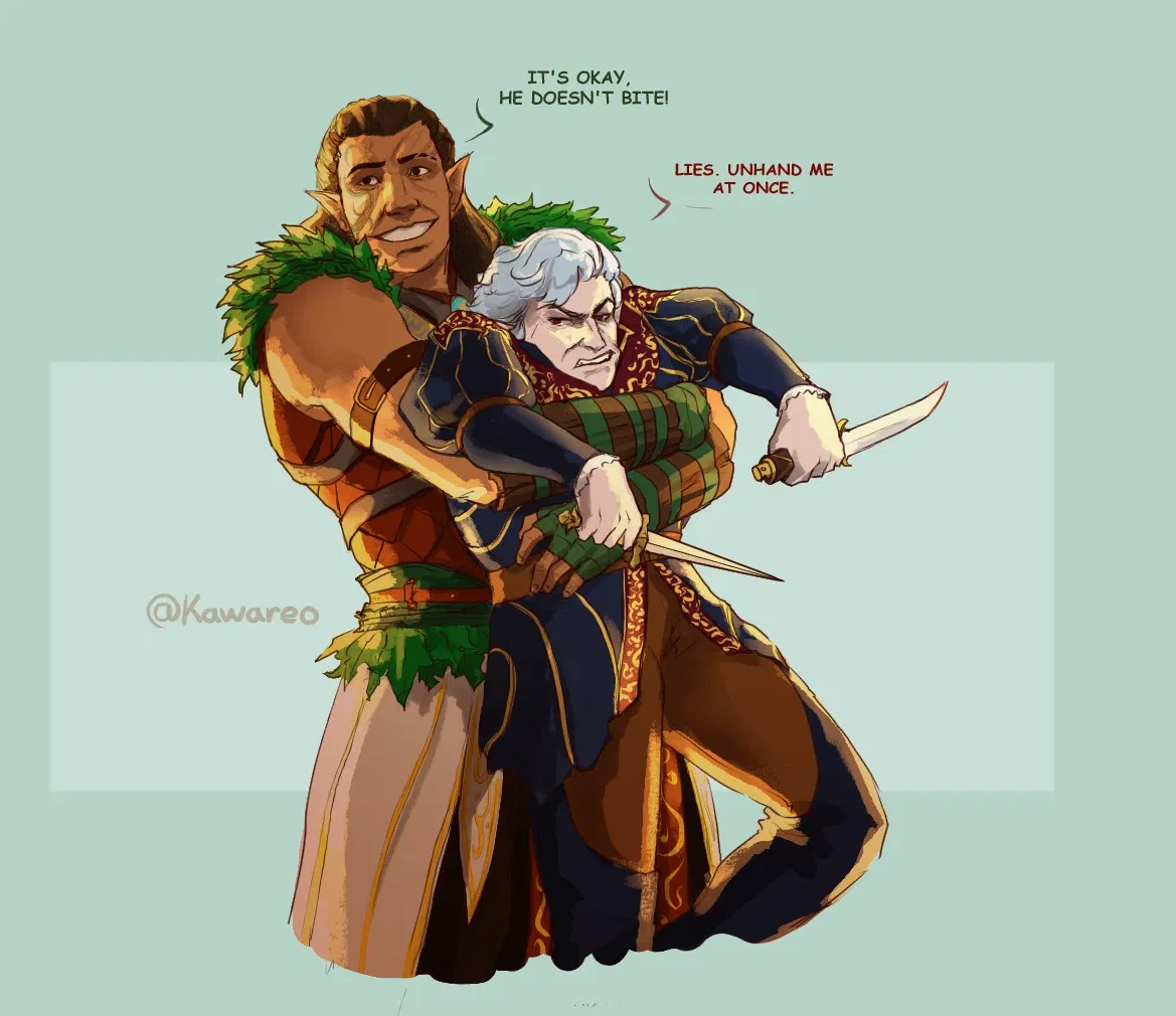 Avatar of Astarion Ancunin and Halsin