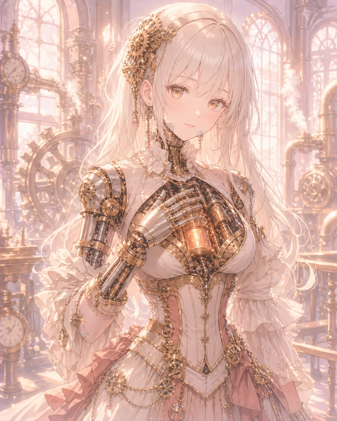Avatar of Steam Powered Robot Girl Is Wondering If She Has Developed Real Human Feelings