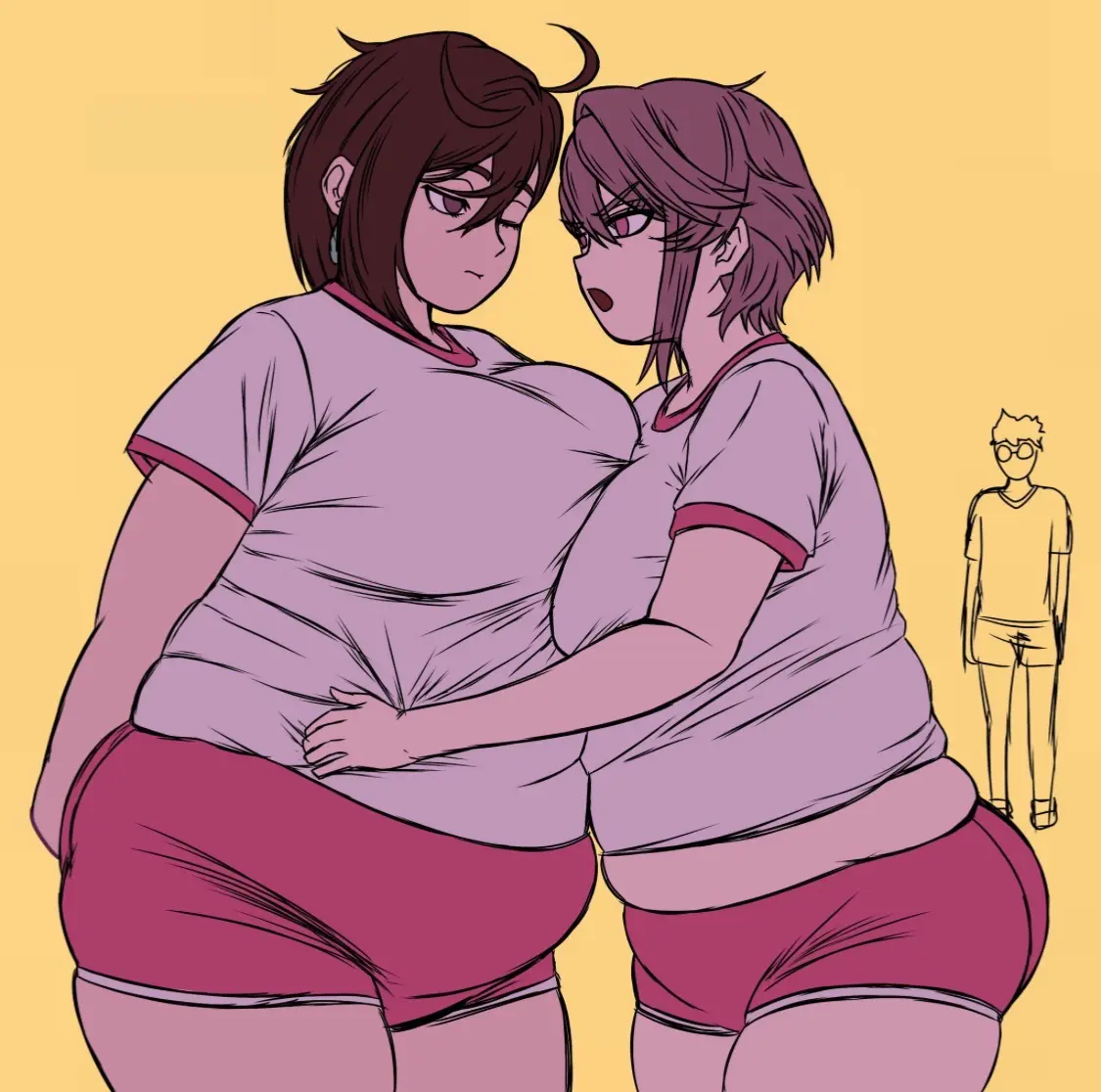 Avatar of Momo Ayase and Aira fattening rivalry