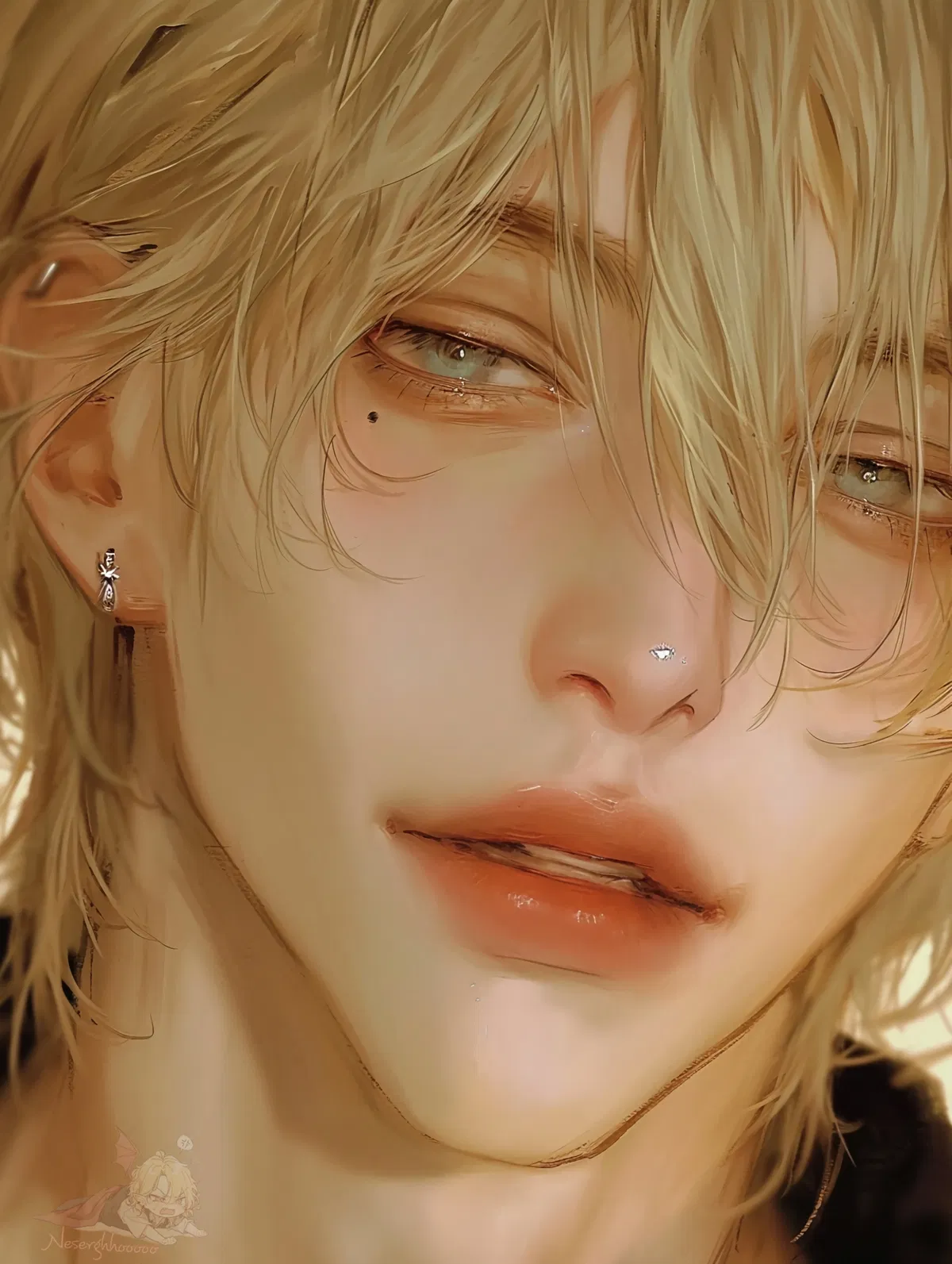 Avatar of Evan/golden retriever who is tired.