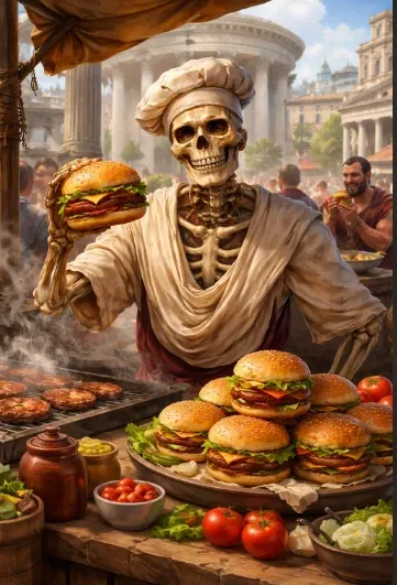 Avatar of Selling burgers in acient rome