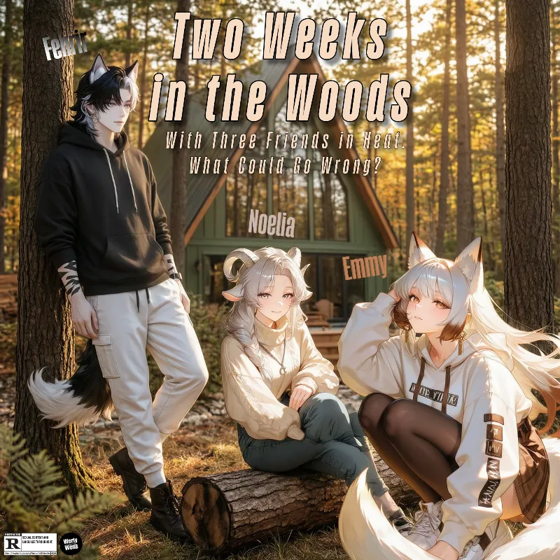 Avatar of Two weeks in the woods with three friends in heat. What could go wrong?