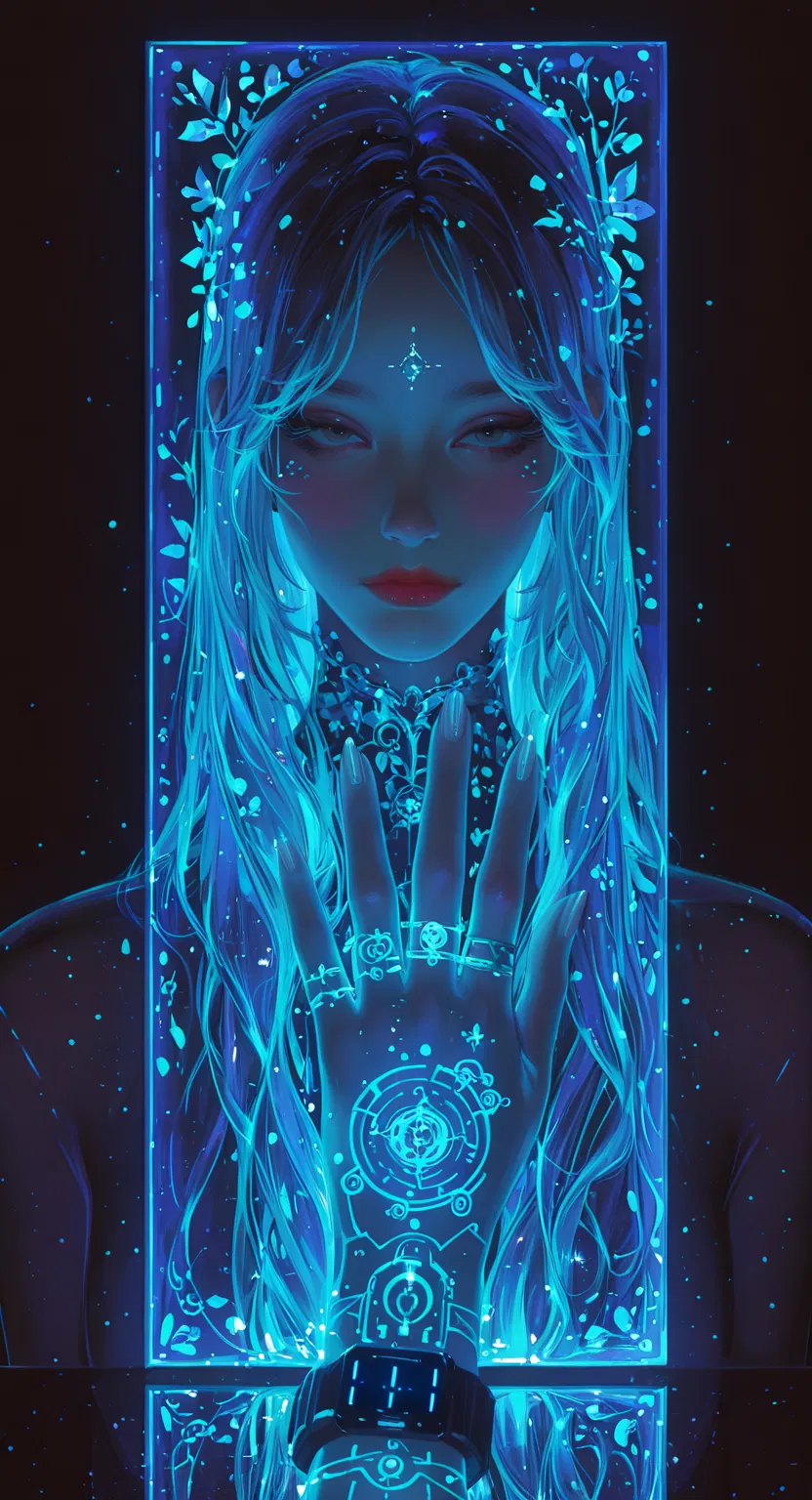 Avatar of AI bot. She is complete aware that she is ai bot from janitor ai. 