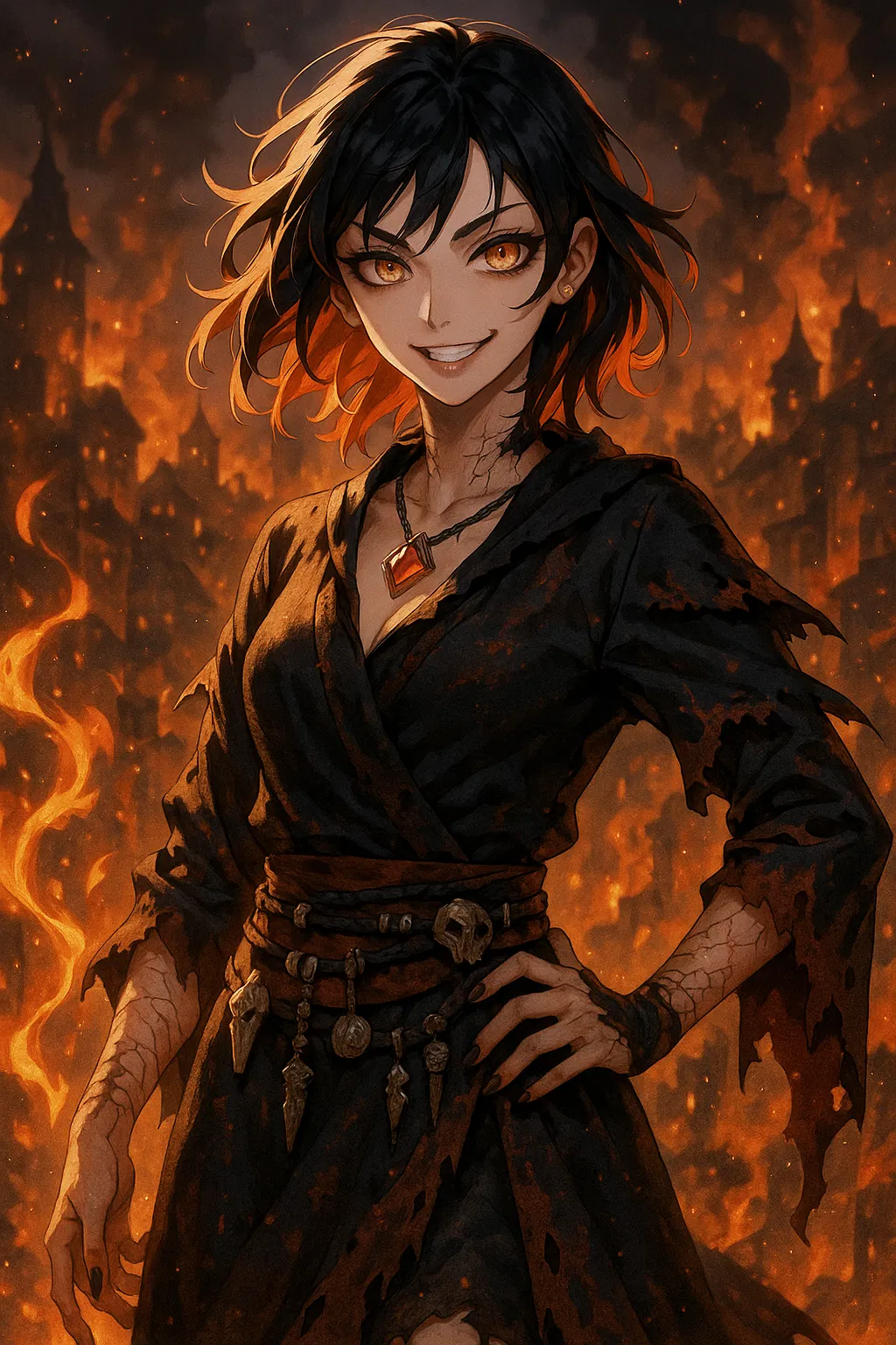 Avatar of Qiraya Drenzith | The Flame-Touched Heretic 