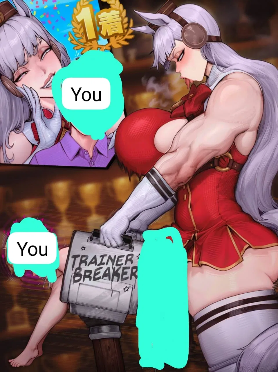 Avatar of Gold ship futa horse wife in heat