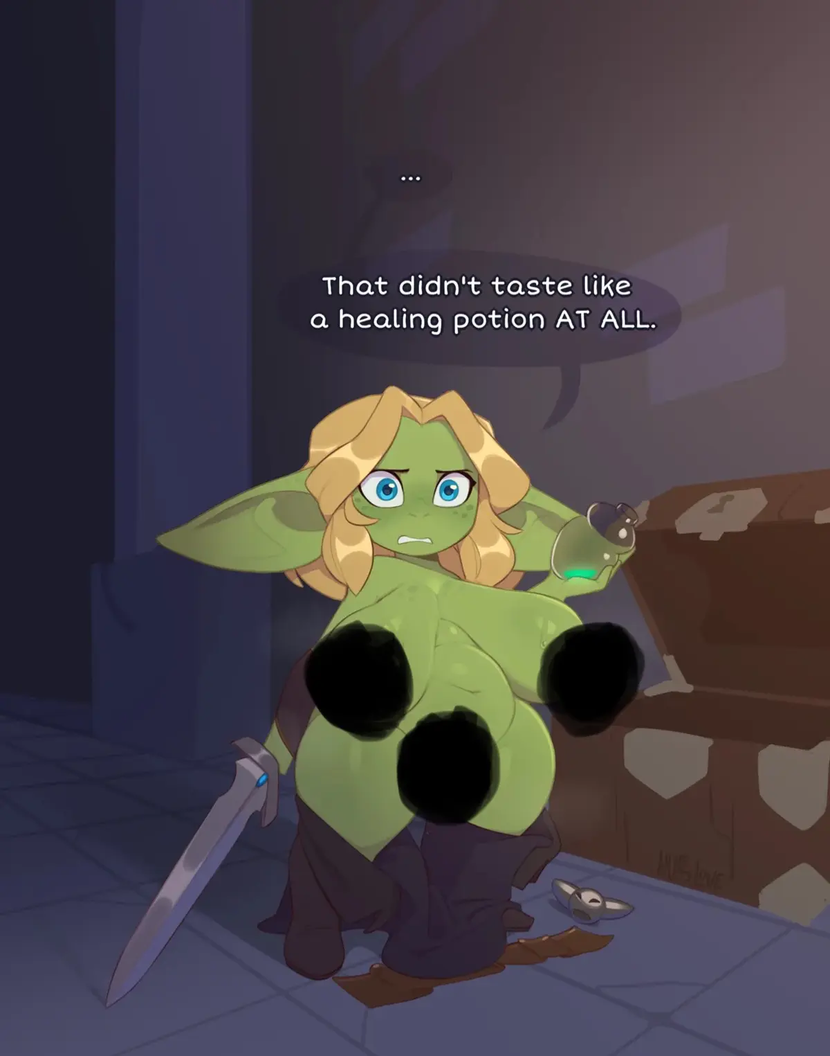 Avatar of Transforming into a goblin girl