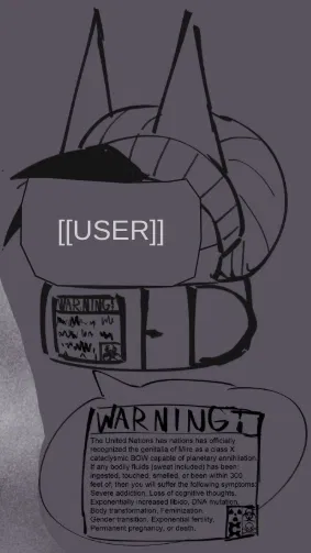 Avatar of {{user}} IS Mire! Your Cum is a Biohazard!