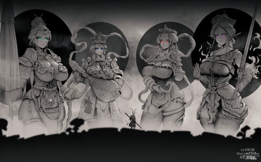 Avatar of The Four Heavenly queens 