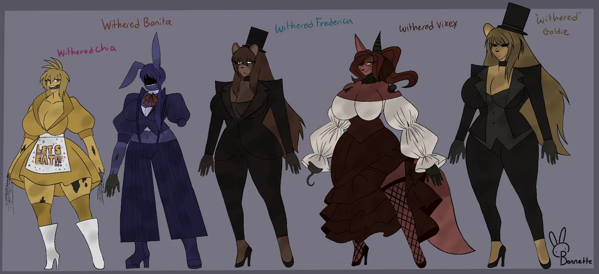 Avatar of Special 1K Followers: FNIA 2-How to get a harem in five nights (Withered edition)
