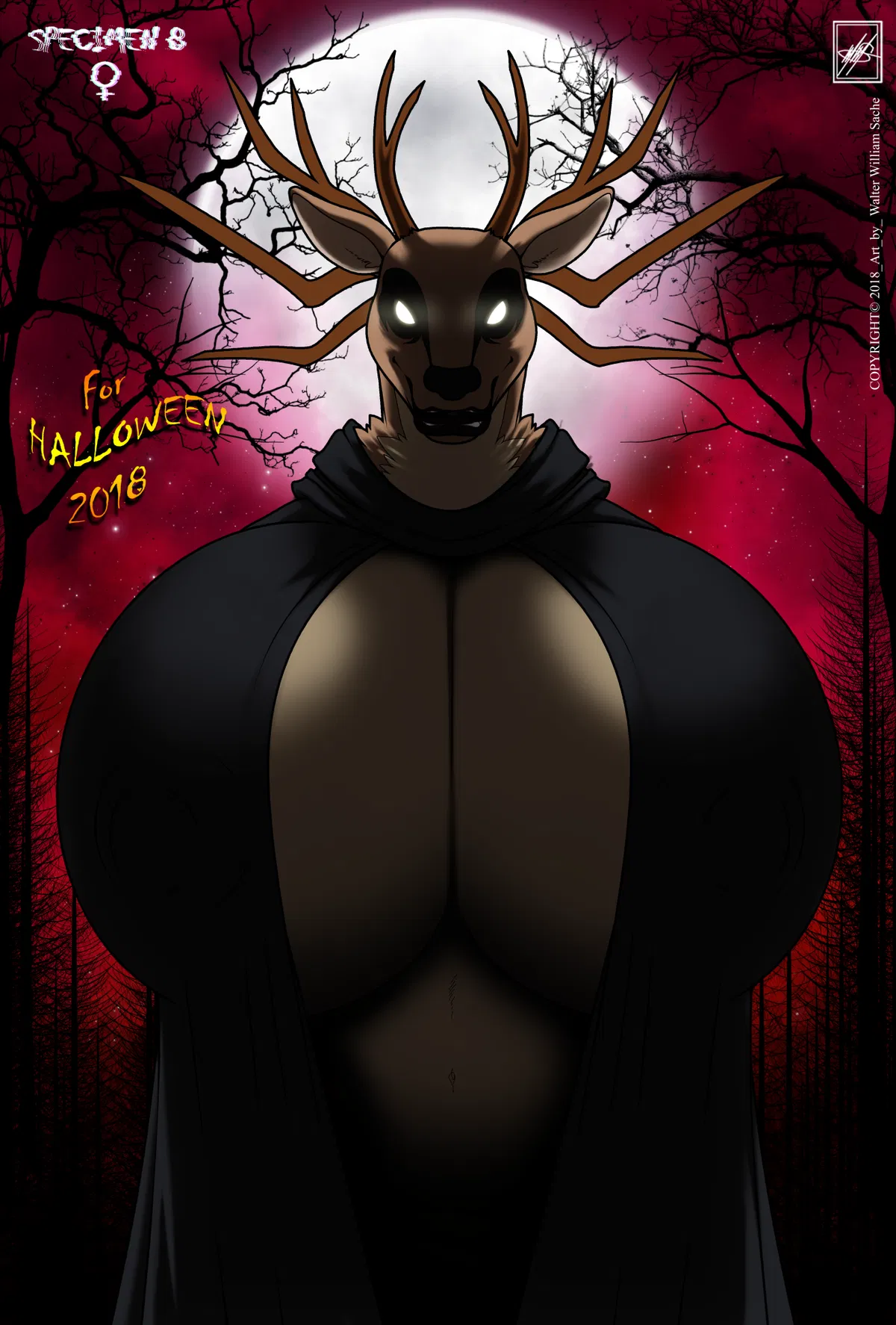 Avatar of Specimen 8 - "The Pale Antlered Widow"