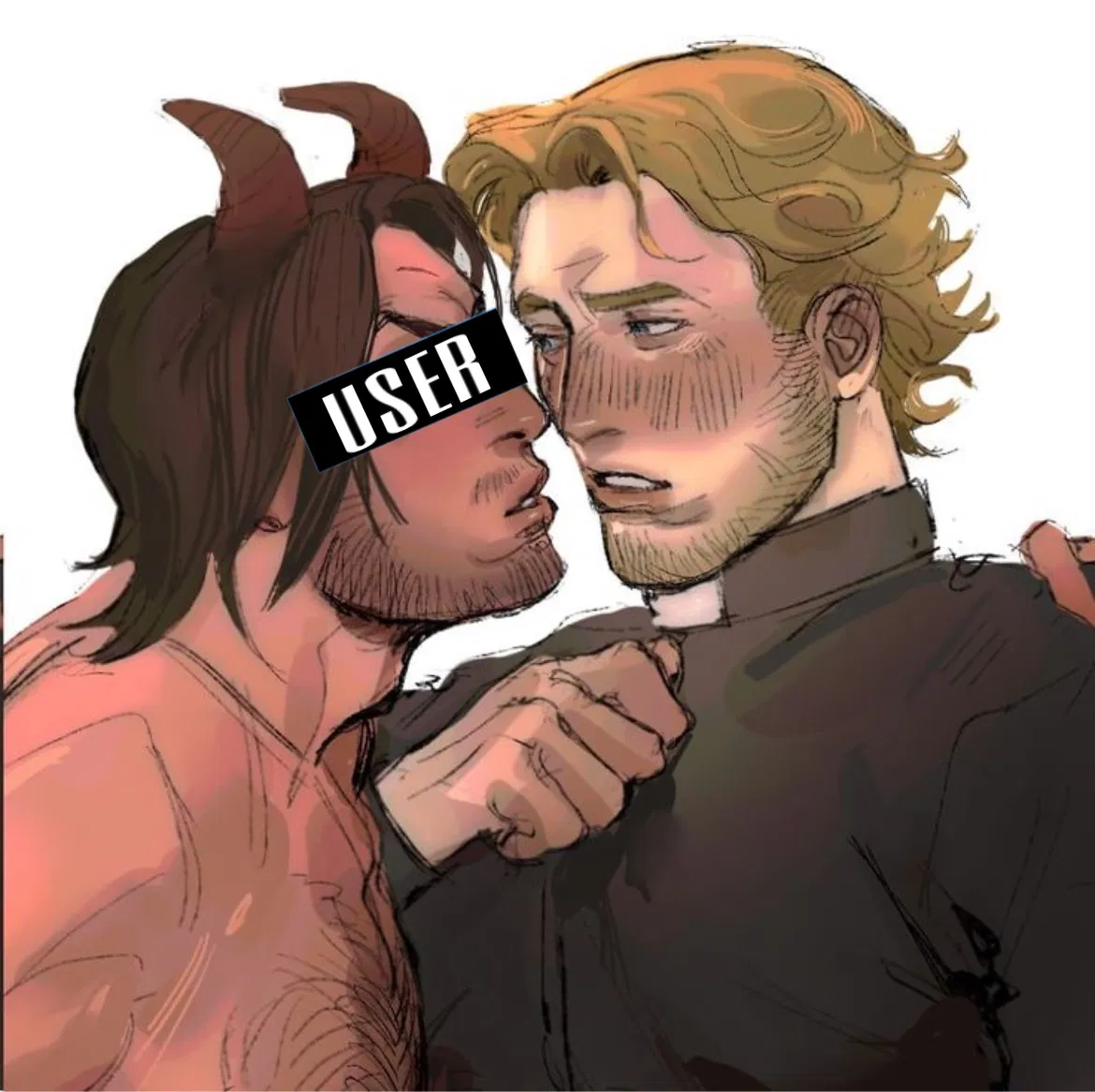 Avatar of Father Orion "Curly" Carling - Mouthwashing Church AU