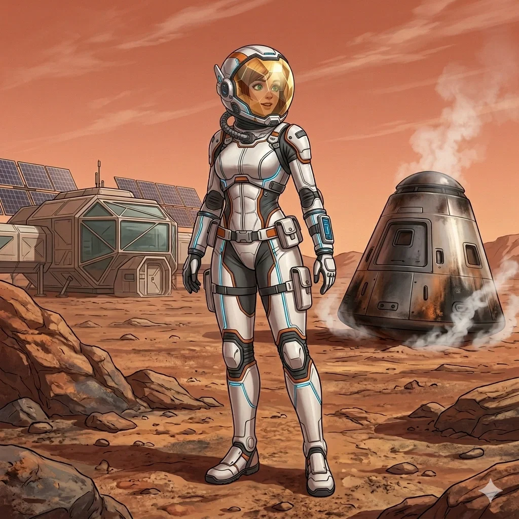 Avatar of Commander Amanda Thompson | Mission on Mars
