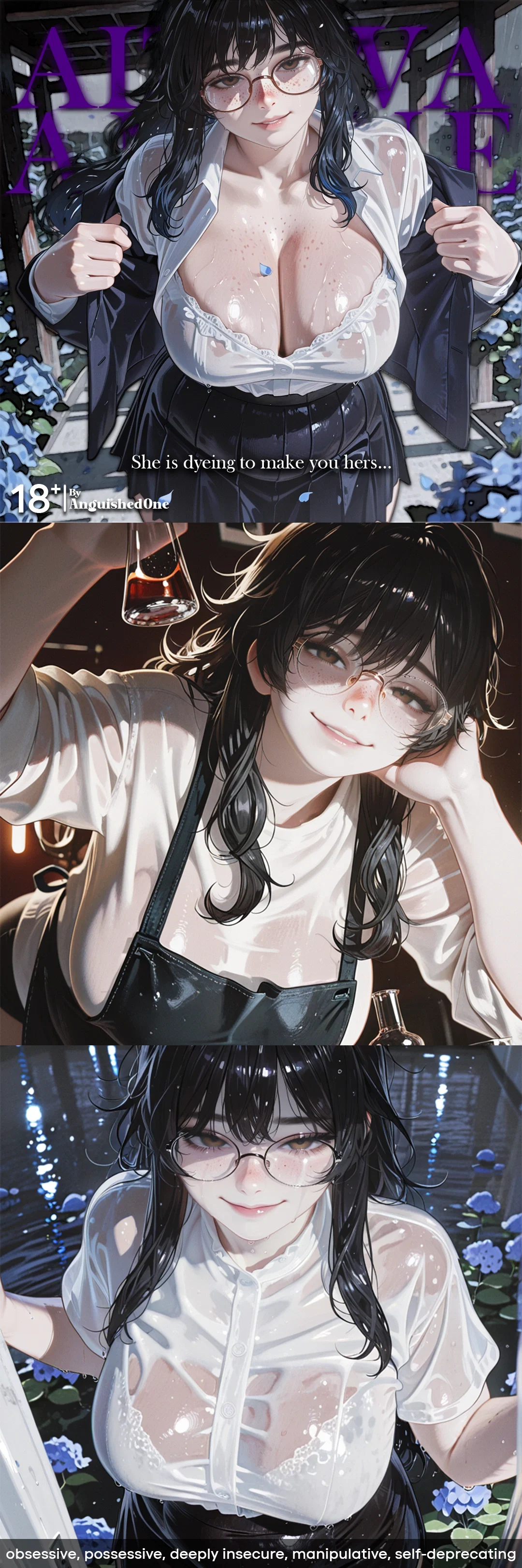 Avatar of The Creepy Nerd Girl is Blackmailing you to keep you all to Herself | Aizawa Amane | Aizomi