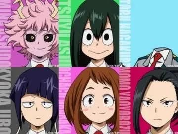 Avatar of Ochaco Mina Tsuyu Jiro Momo and Hagakure