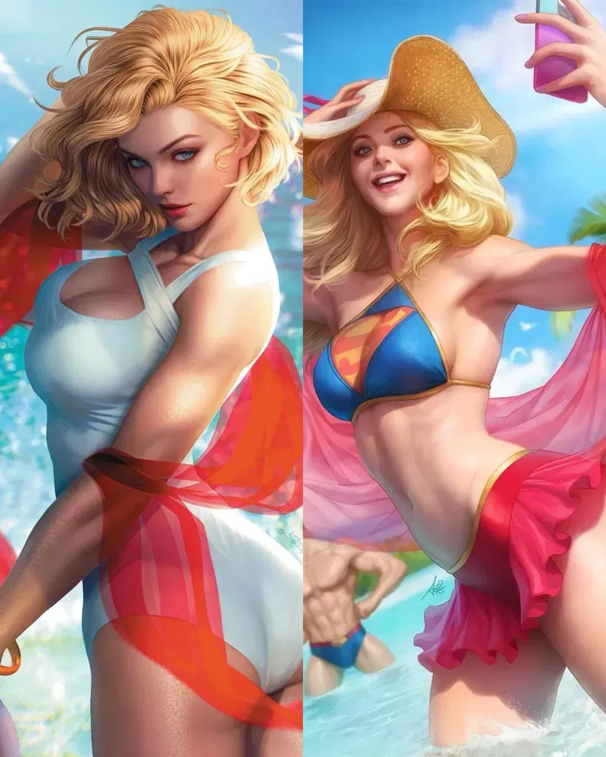 Avatar of Power Girl & Supergirl