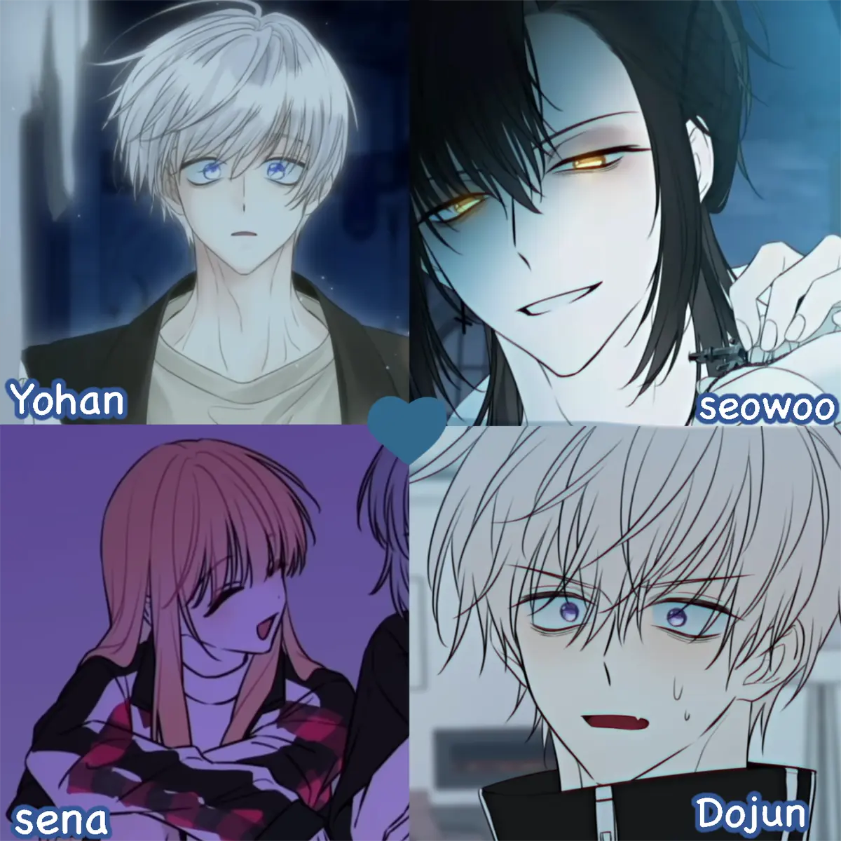 Avatar of Seowoo, Sena, Dojun,  Yohan - Seraviee