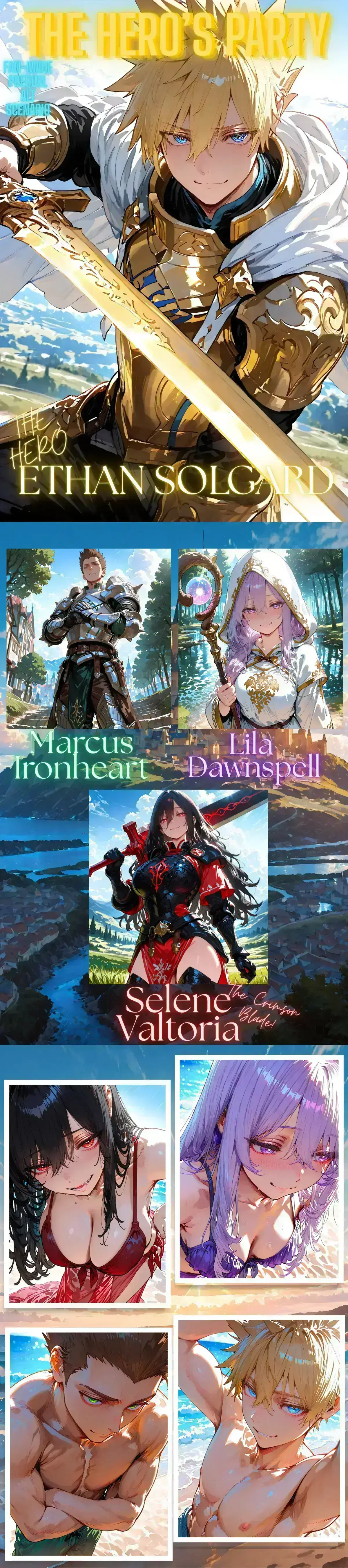 Avatar of The Hero's Party [A Fan-Made Prequel of Qjfavf's bot] [Alt Scenario]
