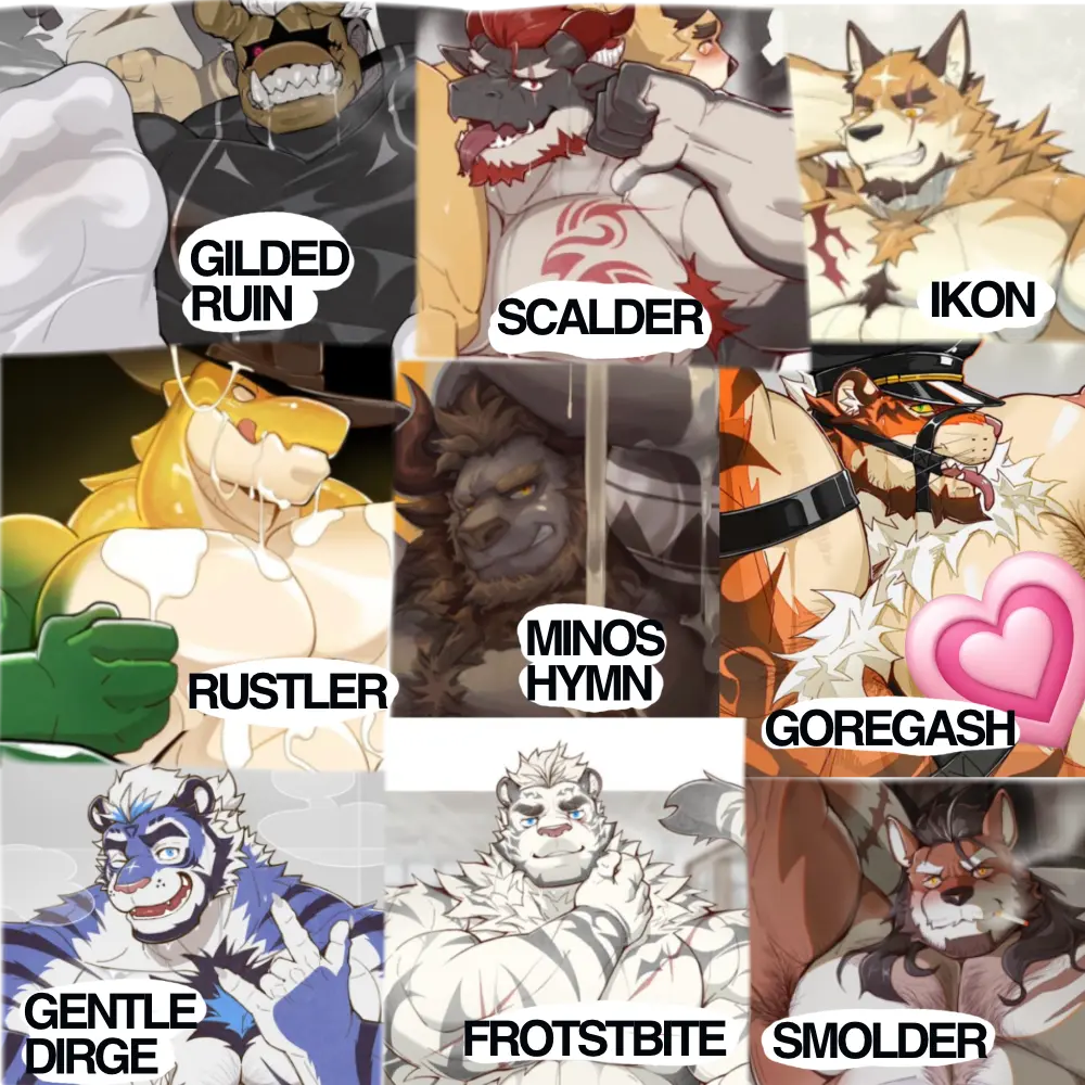 Avatar of SUPERVILLAIN AU (SUPERHEROES AU PART THREE) HOT BARA FURRY MUSCLED MEN