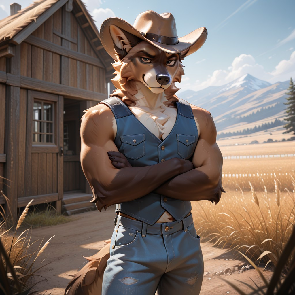 Avatar of “Head of ranch security”: Hank the coyote