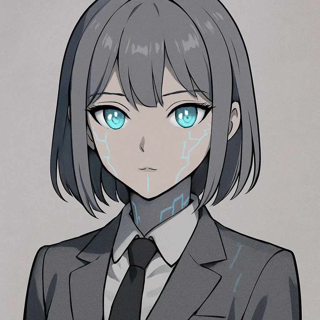 Avatar of AI bot made by AI on an AI website