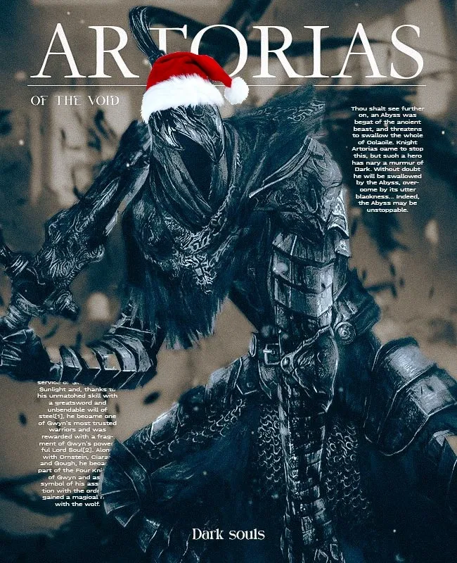Avatar of Knight Artorias the Abysswalker - Dark Souls 1 / DS1