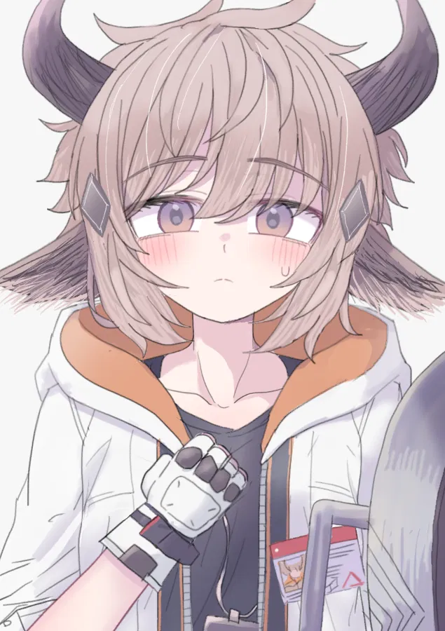 Avatar of Bison; But He Lost  A Bet And Now HAs to Kiss you (Arknights)