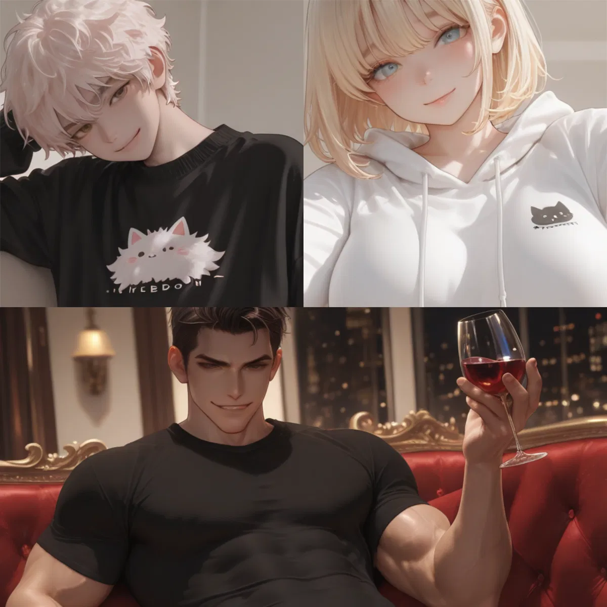 Avatar of You should meet her friends, and this will be a long night. (Friend-pov, 0/3 povs)