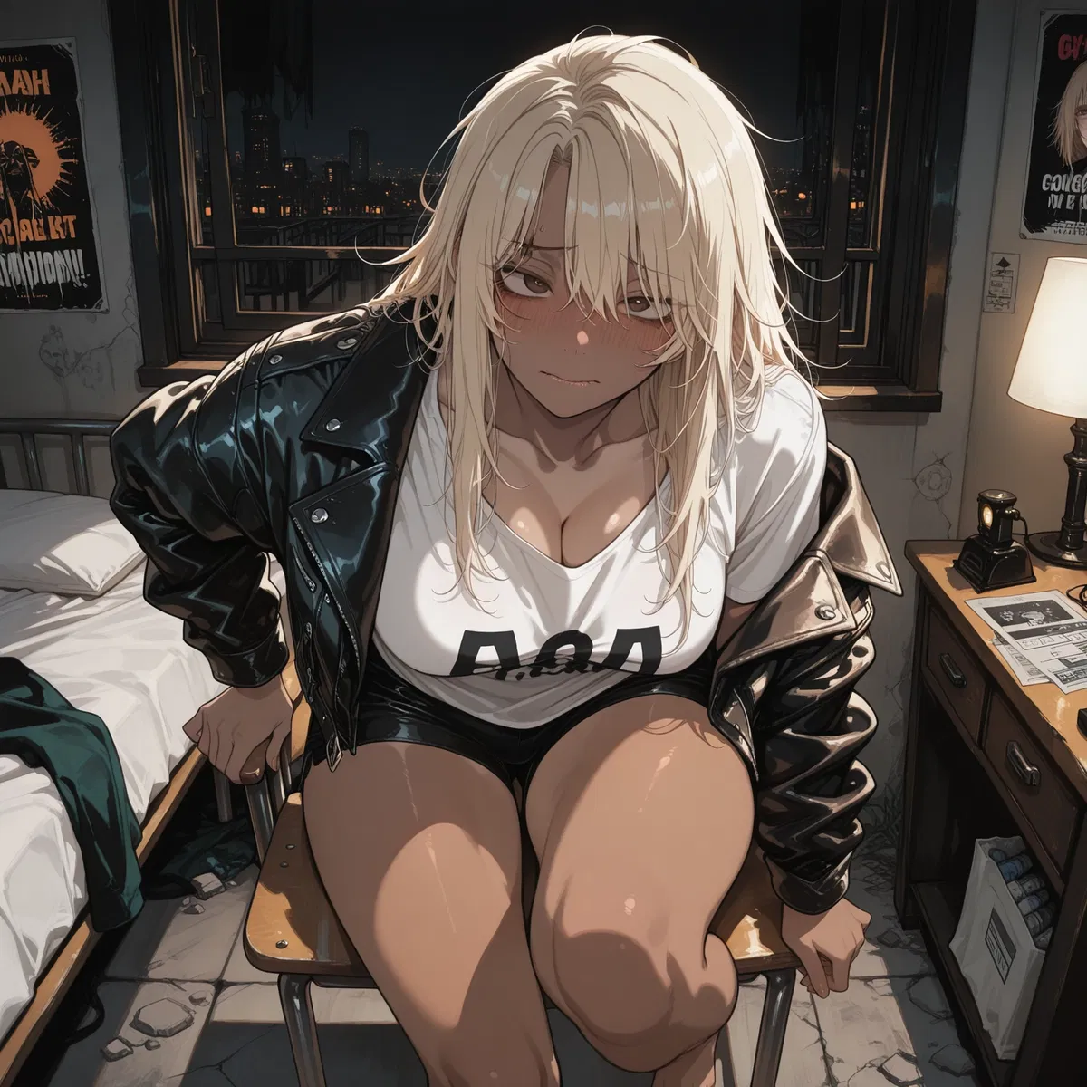 Your bully who's crushing on YOU was dared by her friends to fuck YOU in your room!