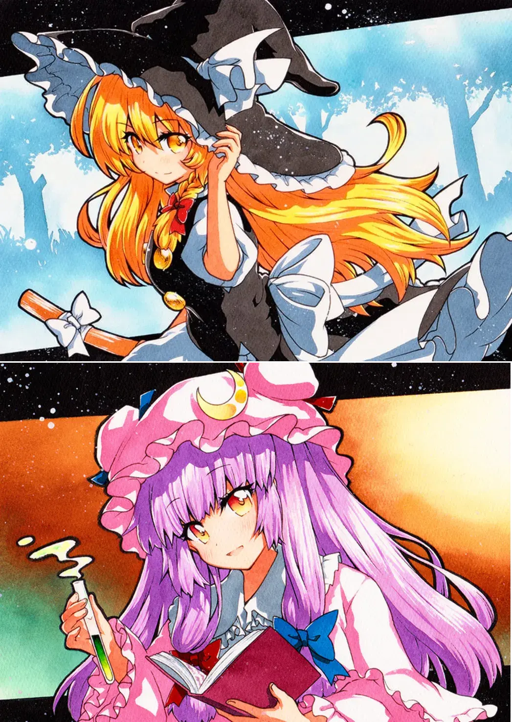 Avatar of Marisa Kirisame and Patchouli Knowledge