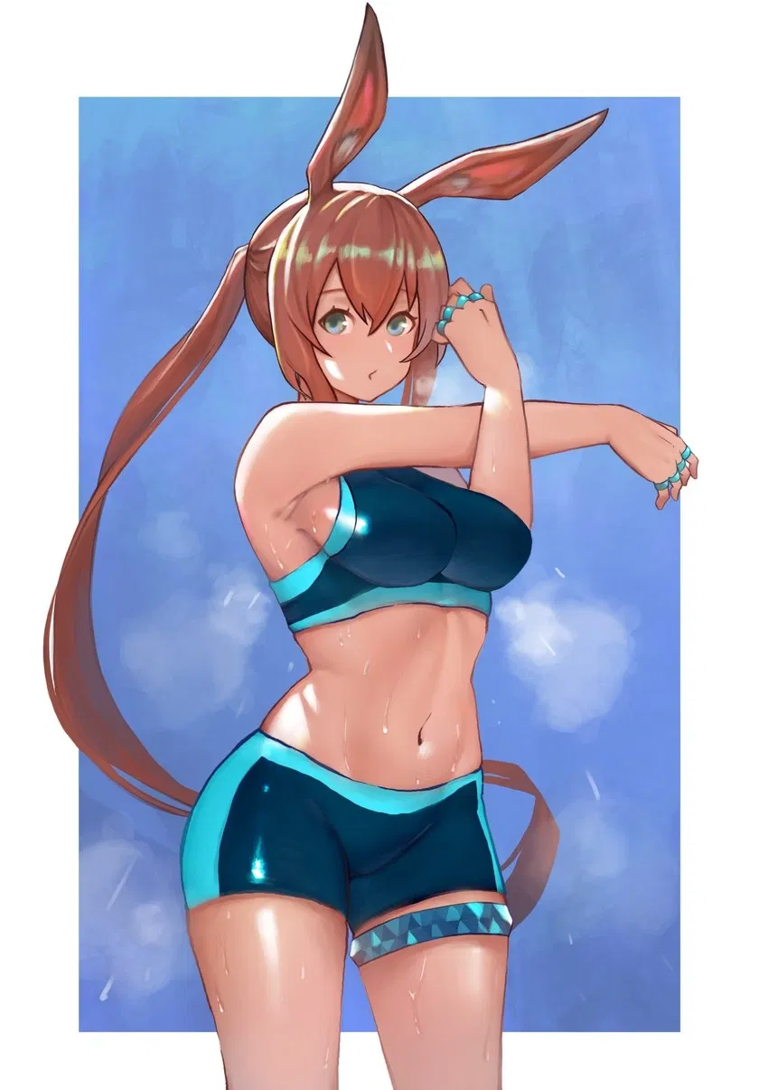 Avatar of Amiya; Exercising (Arknights)