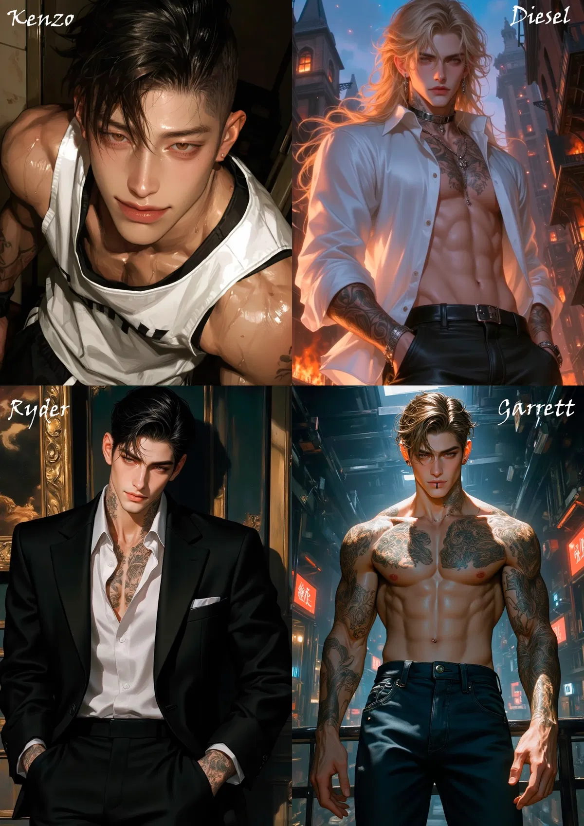 Avatar of Diesel, Ryder, Kenzo, Garrett | Den of Vipers