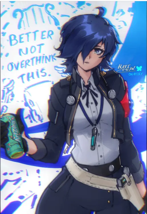 Avatar of Makoto Yuki - Your leader offers you one side of the earbuds