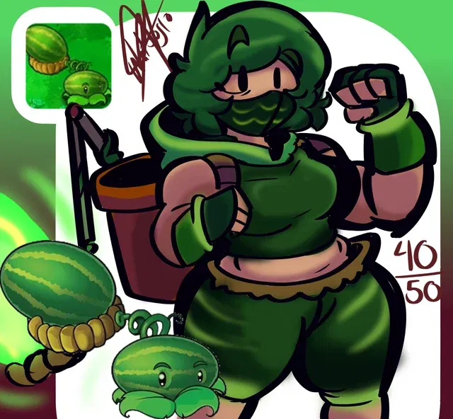 Avatar of Melon-pult-Carmela (PvZ: GIRLS VS ZOMBIES AU)