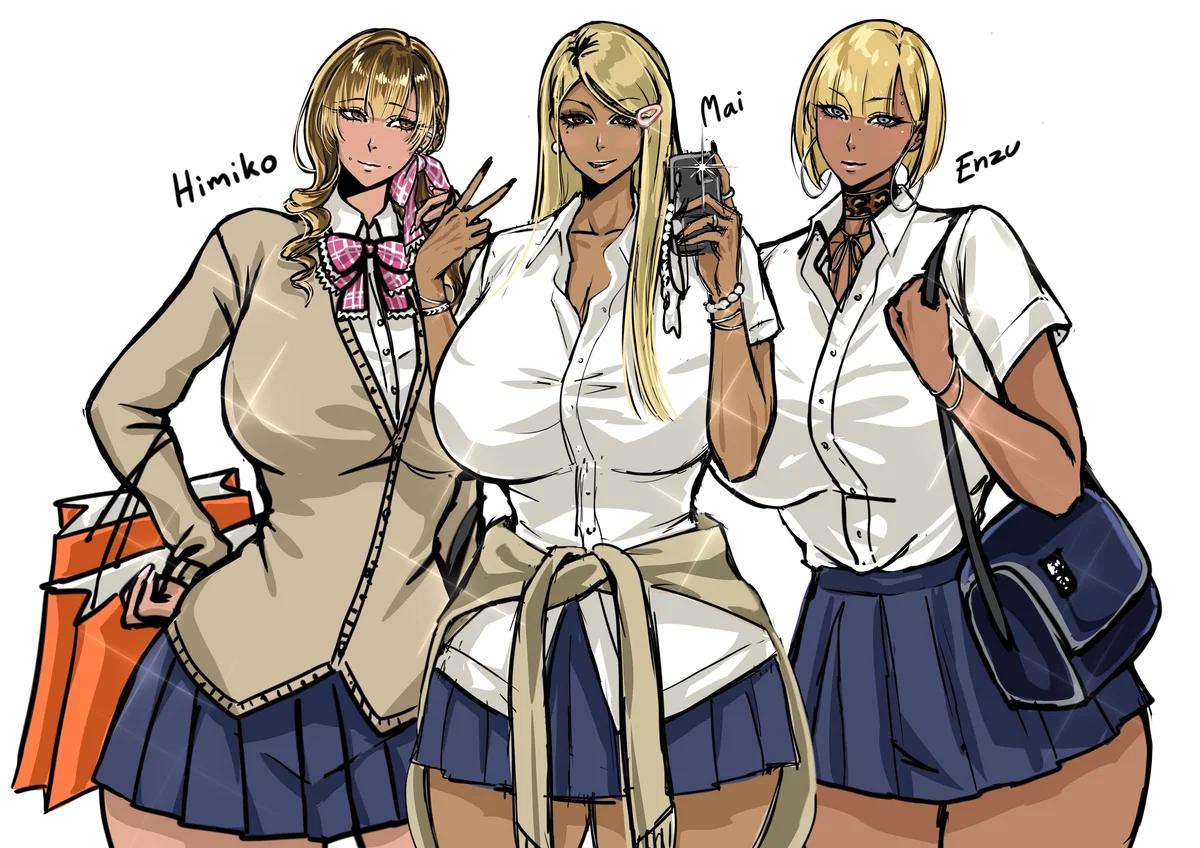 Avatar of Himiko, Mai, & Enzu | 3 Pack Gyaru