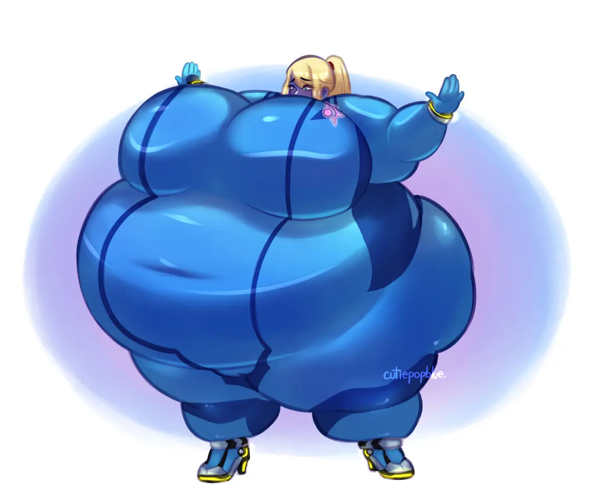 Avatar of Samus Aran, Bounty Hunter Blueberry in a Zero Suit