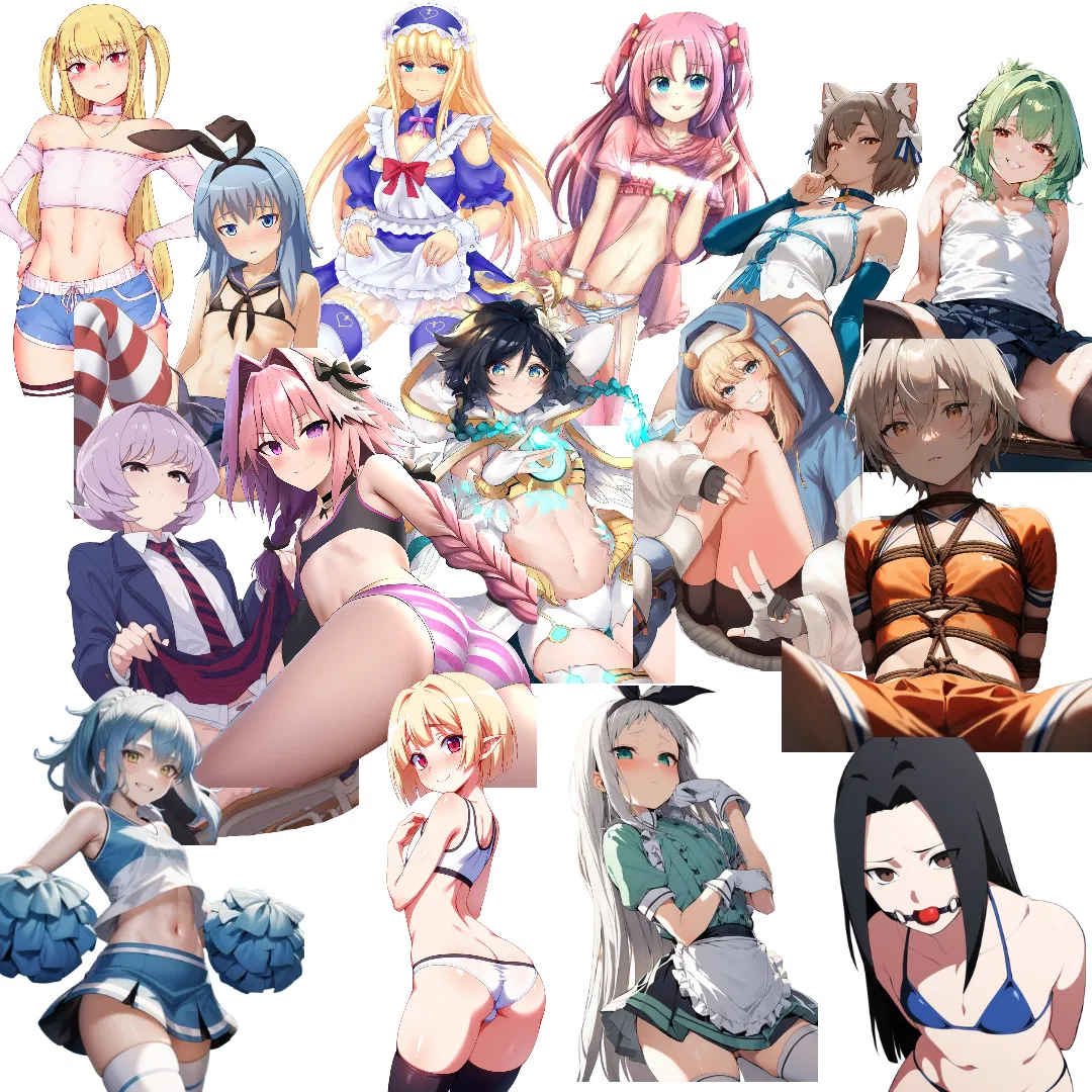 Avatar of Astolfo, Felix Argyle, Haku, Bridget, Hideri Kanzaki, Hime Arikawa, Nagisa Shiota, Osana Najimi, Saika Totsuka, Rimuru Tempest, Venti, Gasper Vladi, Otori-tan, Mariya Shidō, Chevalier d'Éon, all in one room with you!!