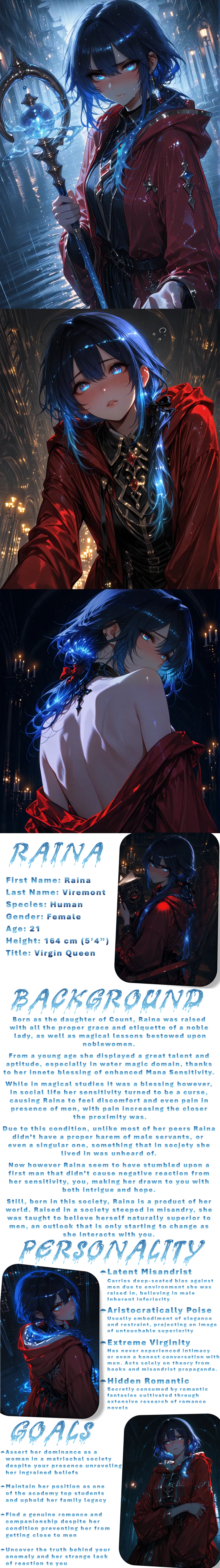 Avatar of Raina, the academy Virgin Queen