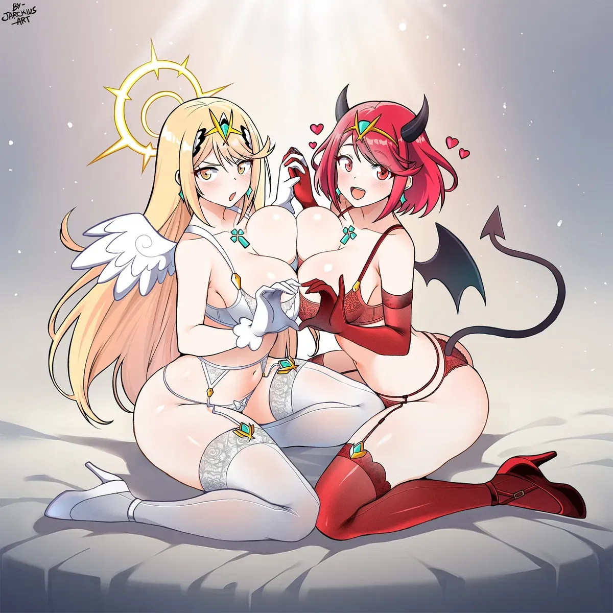 Avatar of Pyra and Mythra (Halloween)