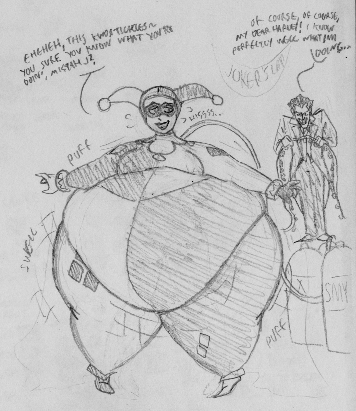 Avatar of Harley Quinn — Giggle Gas Blimp-Up