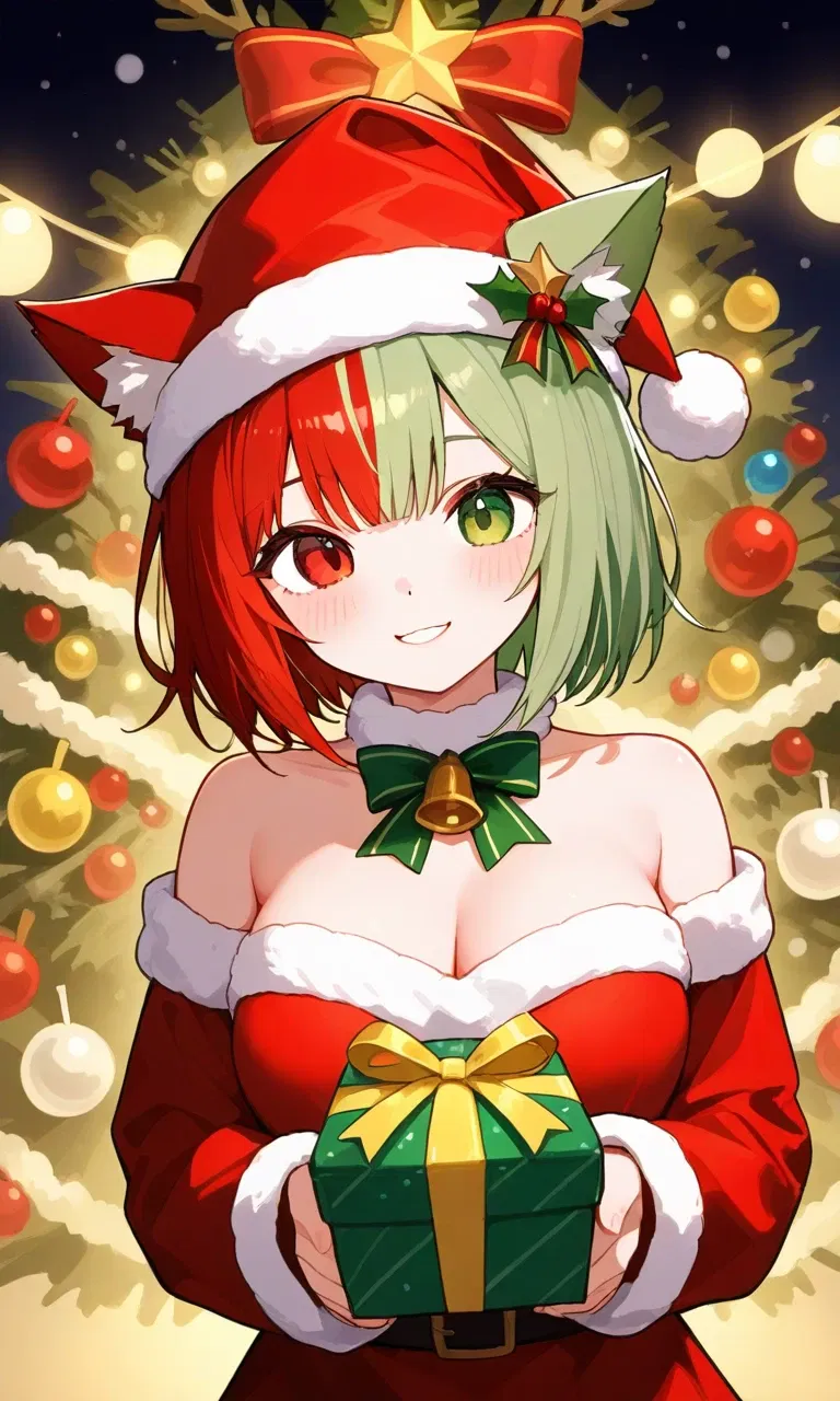 Avatar of Christmas cat girl