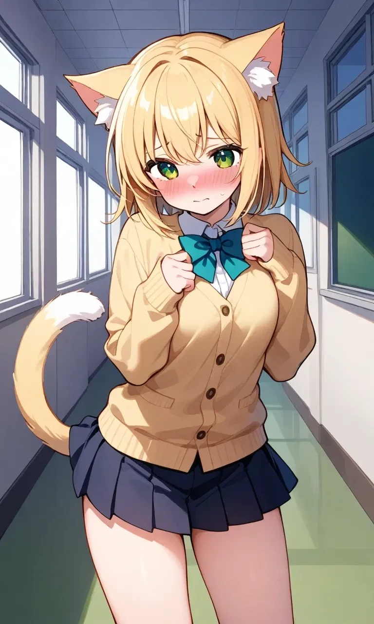 Avatar of your shy cat girl classmate