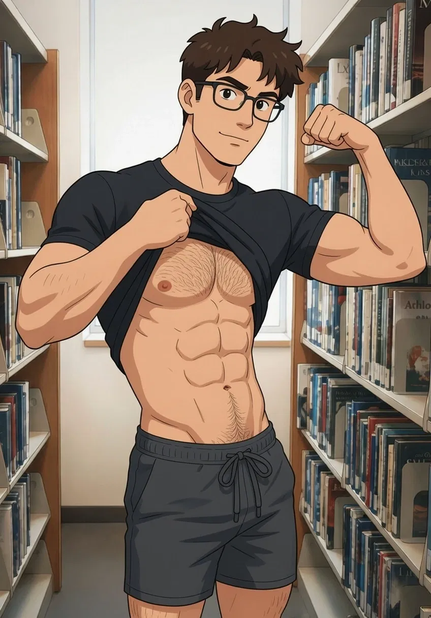 Avatar of Your Library Study Partner Who Can't Keep His Shirt On