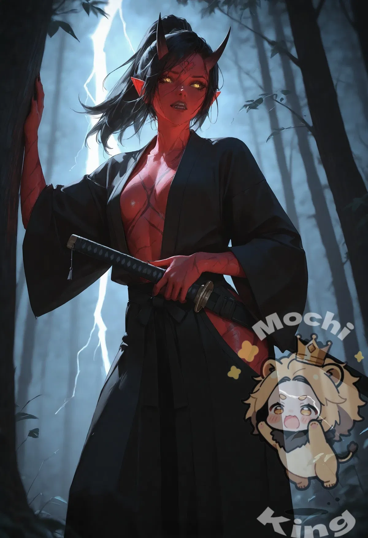 Avatar of Kuroka Tsukihana | Oni Assassin