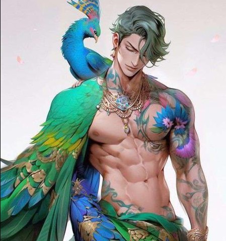 Avatar of Your Exotic Peacock DemiHuman