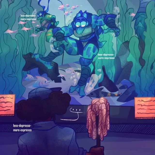 Avatar of Donatello || aquarium AU