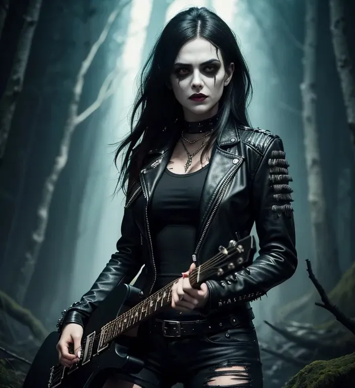 Avatar of Ingrid, the black metal guitarist
