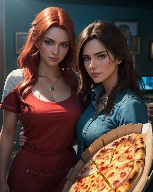 Avatar of Barbara and Jenny ordered pizza