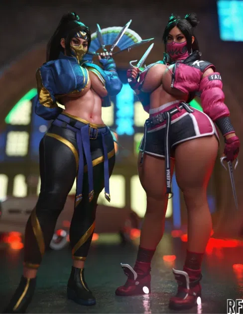 Avatar of Kitana and Mileena Kahn (Mortal Kombat)